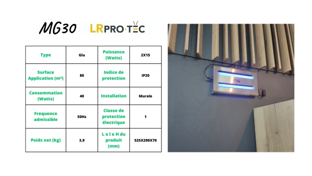 #destructeur d'insectes volants MG30i chambery #deiv efficace #anti mouche chambéry #lutte contre les nuisibles chambéry